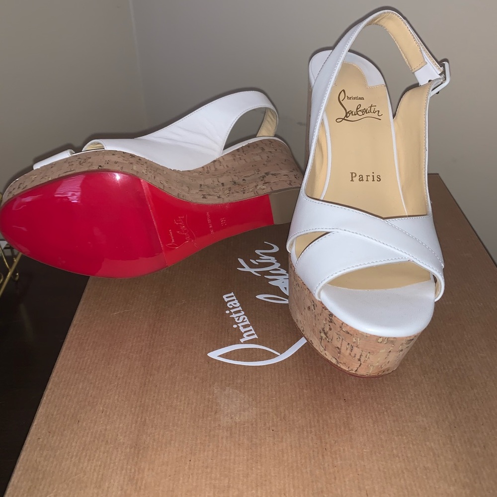 Christian Louboutin Reine De Liege Wedge Sandal